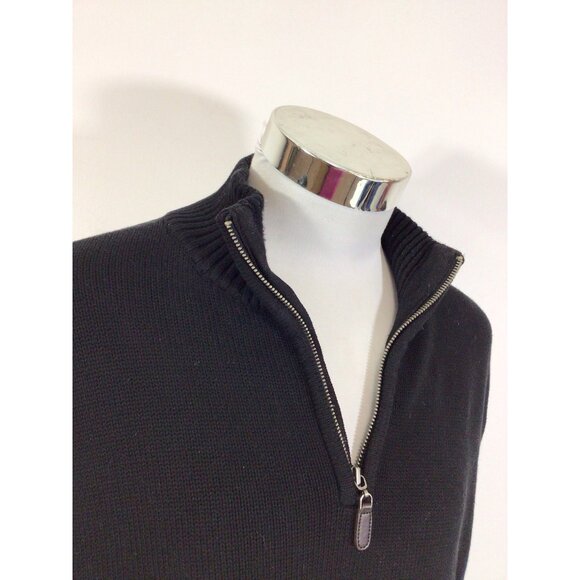 LL Bean Sweater Preppy 1/2 Zip Mens XL - Picture 2 of 6